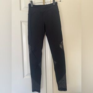 Knockout by Victoria’s Secret Tight Black Mesh Leggings